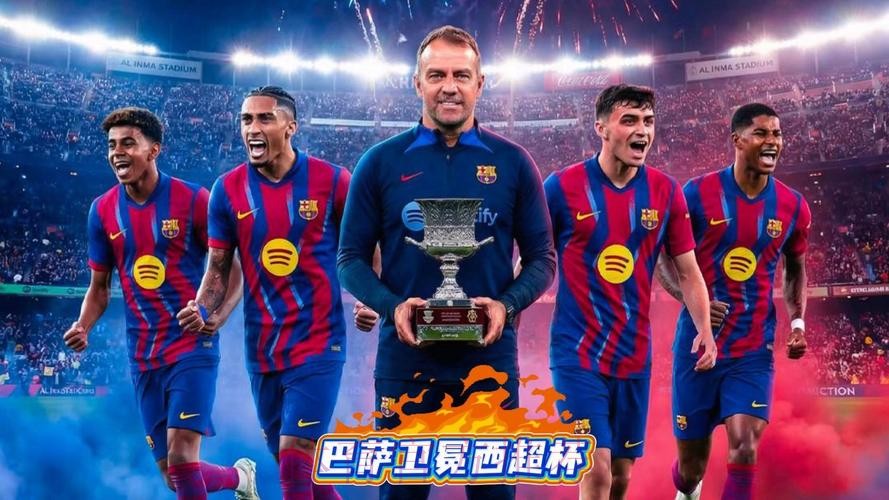 巴萨3比2胜皇马 卫冕西班牙超级杯冠军